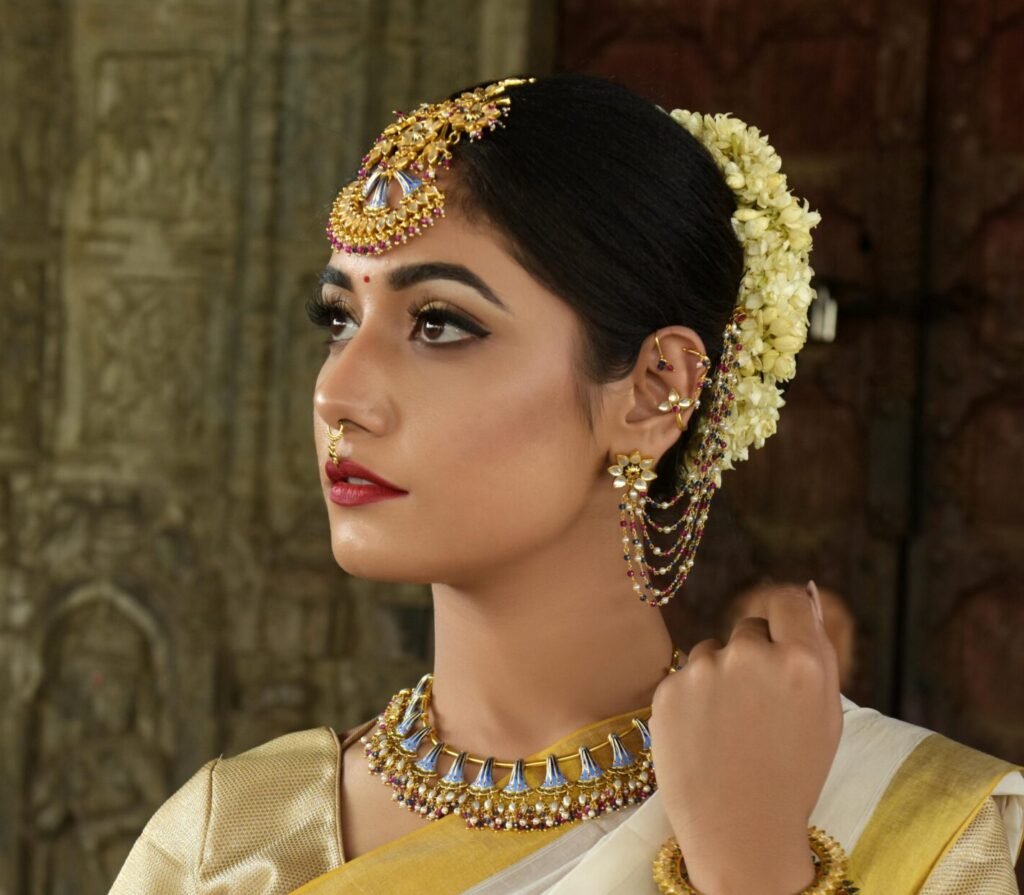 Woman in White and Yellow Dress With Scarf